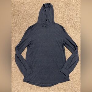 Mens Lululemon Navy Blue Hoodie Sweatshirt Lightweight Size Small